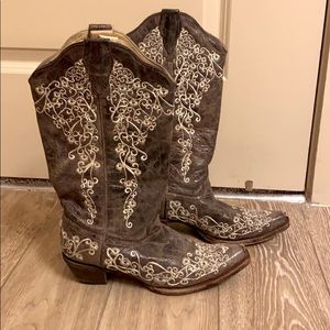 Corral Embroidered Cowgirl Boots